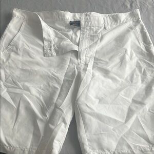 Chase 54 White Men's Flat Front Shorts New